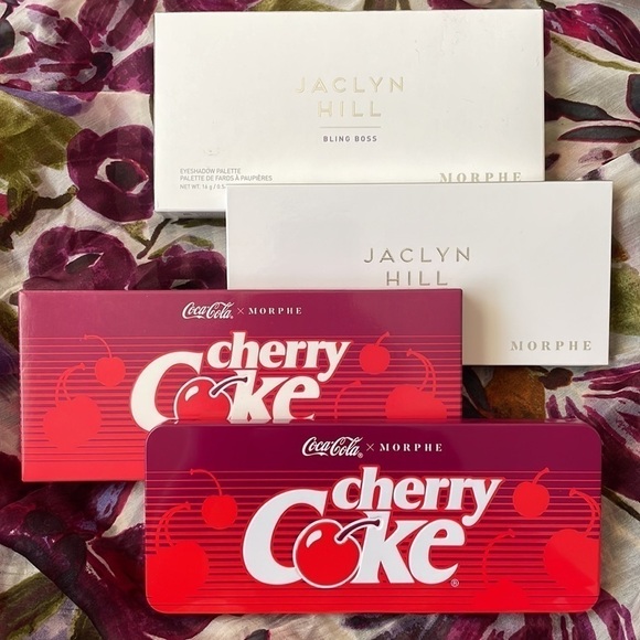 Brand New Morphe Eye Shadow Palettes Set Cherry Coke & Jaclyn Hill Bling Boss - Picture 15 of 15